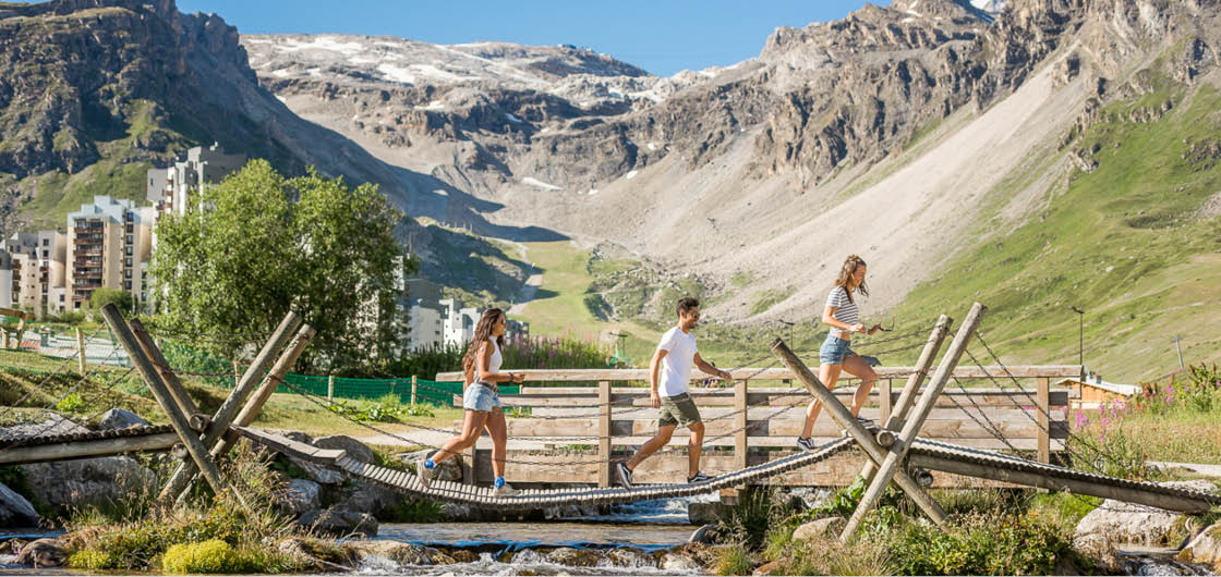 Tignes, the ideal destination for mountain holidays in summer